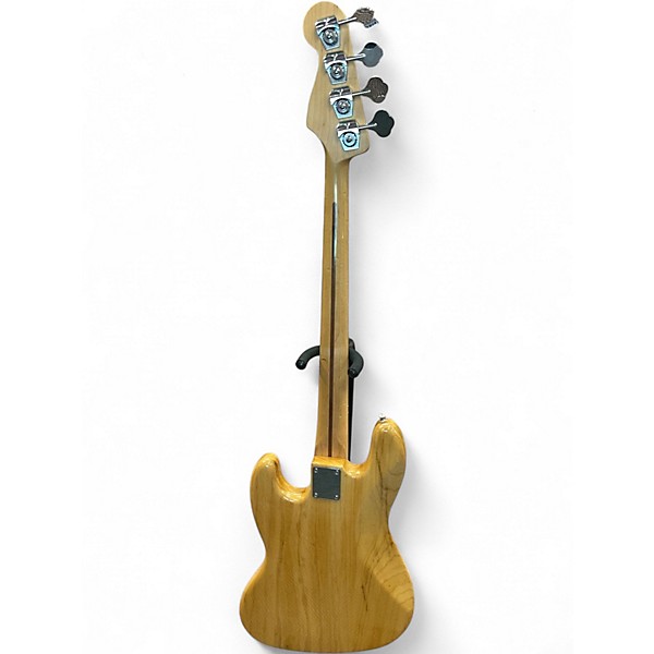 Used 2017 Fender Deluxe Jazz Bass Natural Electric Bass Guitar