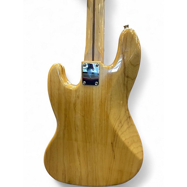 Used 2017 Fender Deluxe Jazz Bass Natural Electric Bass Guitar