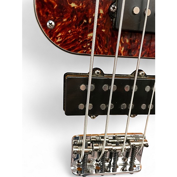 Used 2005 Fender American Deluxe Precision Bass Natural Electric