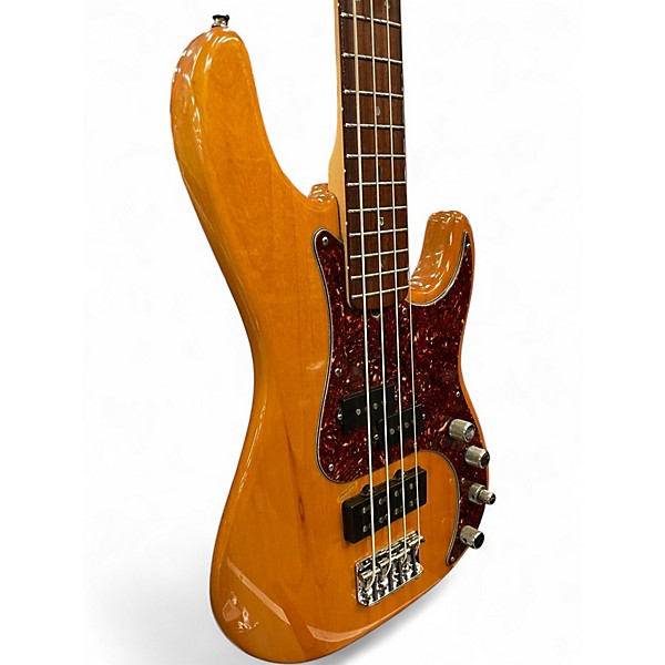 Used 2005 Fender American Deluxe Precision Bass Natural Electric