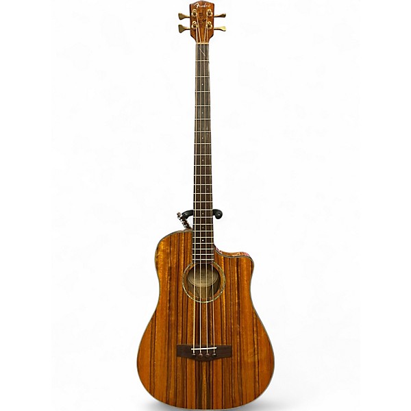 Used 2005 Fender Victor Bailey natural koa top Acoustic Bass Guitar
