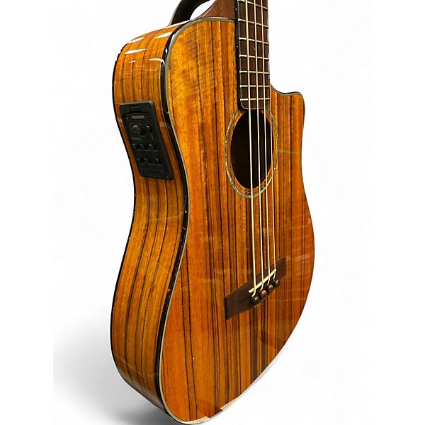 Used 2005 Fender Victor Bailey natural koa top Acoustic Bass Guitar
