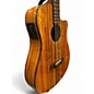 Used 2005 Fender Victor Bailey natural koa top Acoustic Bass Guitar