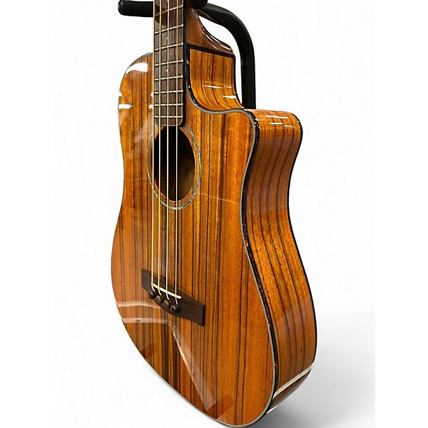 Used 2005 Fender Victor Bailey natural koa top Acoustic Bass Guitar
