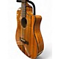 Used 2005 Fender Victor Bailey natural koa top Acoustic Bass Guitar