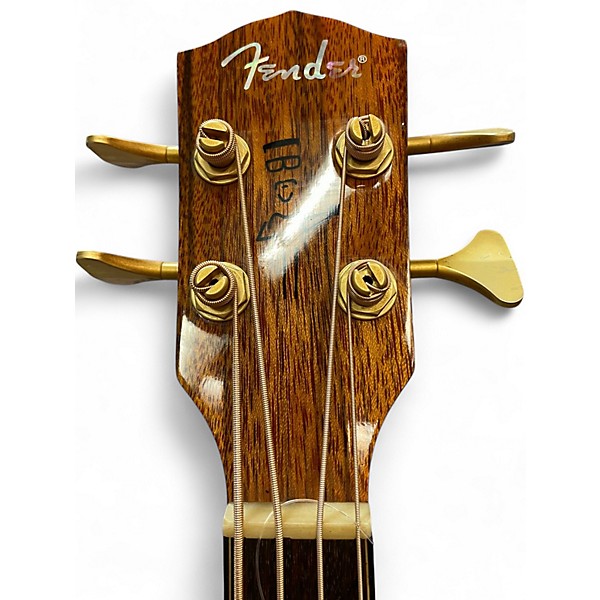 Used 2005 Fender Victor Bailey natural koa top Acoustic Bass Guitar