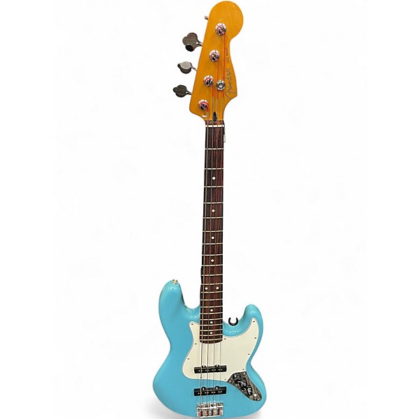 Used 2025 Fender Player II Jazz Bass Aqua Blue Electric Bass Guitar