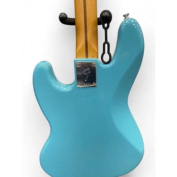 Used 2025 Fender Player II Jazz Bass Aqua Blue Electric Bass Guitar