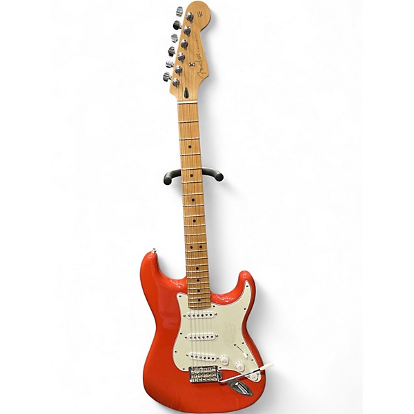 Used Fender Player II Stratocaster Fiesta Red Solid Body Electric Guitar