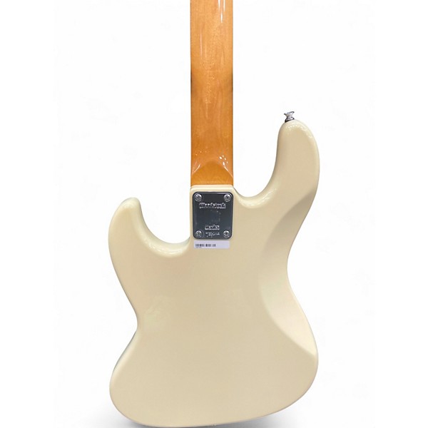 Used Tagima Woodstock Series TW73 Cream Electric Bass Guitar