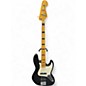 Used Squier Classic Vibe 1970S Jazz Bass Black Electric Bass Guitar thumbnail