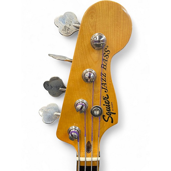 Used Squier Classic Vibe 1970S Jazz Bass Black Electric Bass Guitar