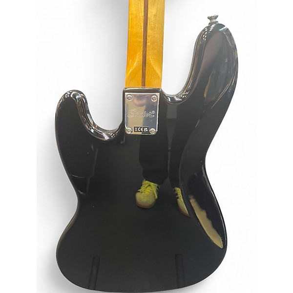 Used Squier Classic Vibe 1970S Jazz Bass Black Electric Bass Guitar