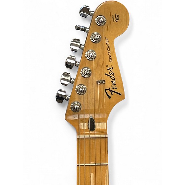 Used 2012 Fender Standard Stratocaster HSS 3 Color Sunburst Solid Body Electric Guitar