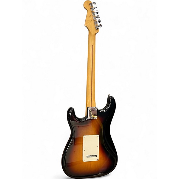 Used 2012 Fender Standard Stratocaster HSS 3 Color Sunburst Solid Body Electric Guitar