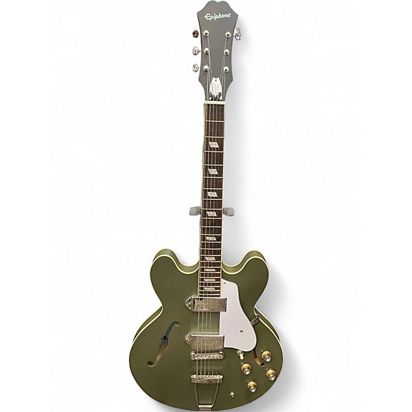 Used Epiphone Casino WORN GREEN Hollow Body Electric Guitar