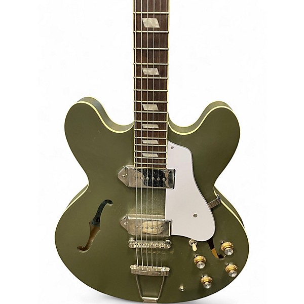 Used Epiphone Casino WORN GREEN Hollow Body Electric Guitar