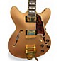 Used D'Angelico deluxe dc matte rose gold Hollow Body Electric Guitar