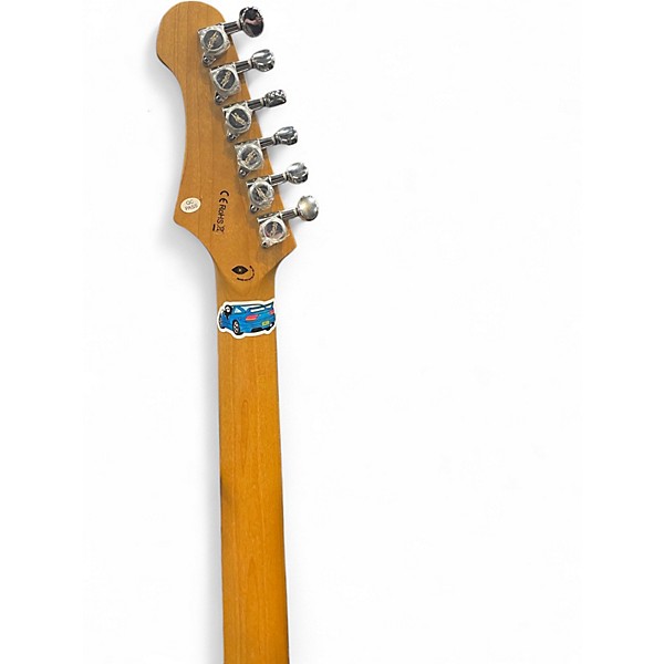 Used Jet JS450 Transparent Aqua Solid Body Electric Guitar