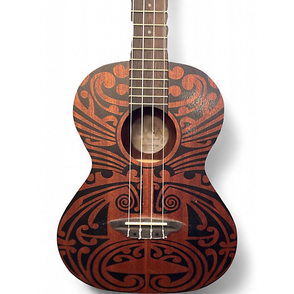Used Luna Tribal Tenor Mahogany Ukulele