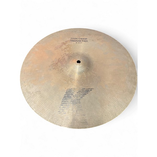 Used Zildjian 16in K Medium Dark Thin Crash Cymbal
