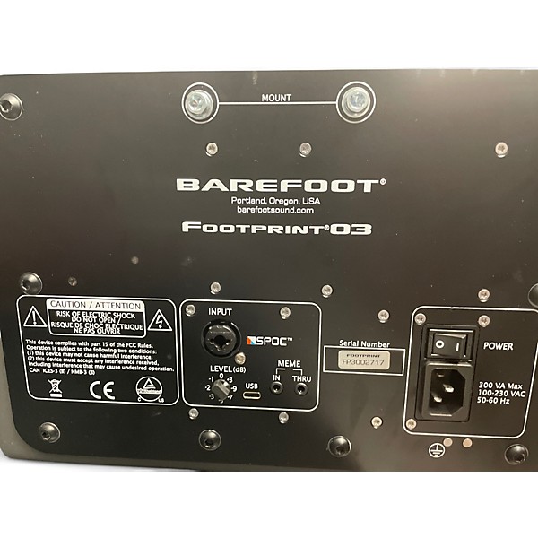 Used Barefoot Sound Footprint03 (Pair) Powered Monitor