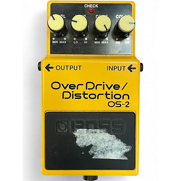 Used BOSS OS2 Overdrive Distortion Effect Pedal