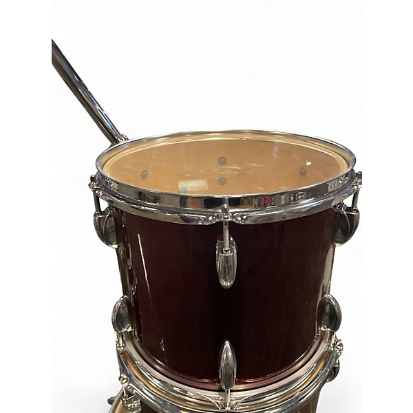 Used Pearl 5 Piece ACCENT COMBO Red Drum Kit