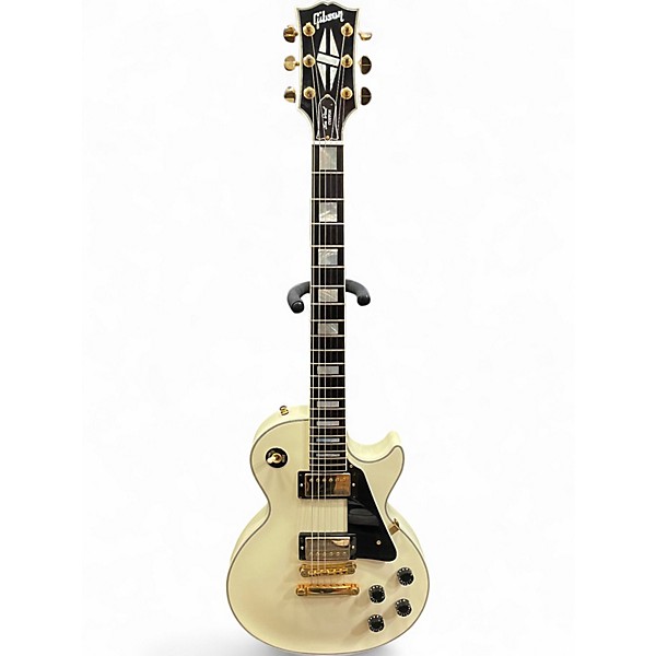 Used Gibson Les Paul Custom Alpine White Solid Body Electric Guitar