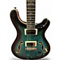 Used PRS SE Hollowbody II Piezo Peacock Blue Hollow Body Electric Guitar