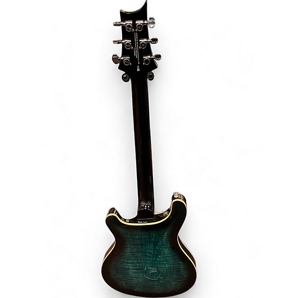 Used PRS SE Hollowbody II Piezo Peacock Blue Hollow Body Electric Guitar