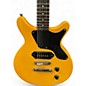 Used Firefly DOUBLE CUT Yellow Solid Body Electric Guitar