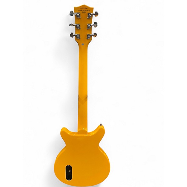 Used Firefly DOUBLE CUT Yellow Solid Body Electric Guitar
