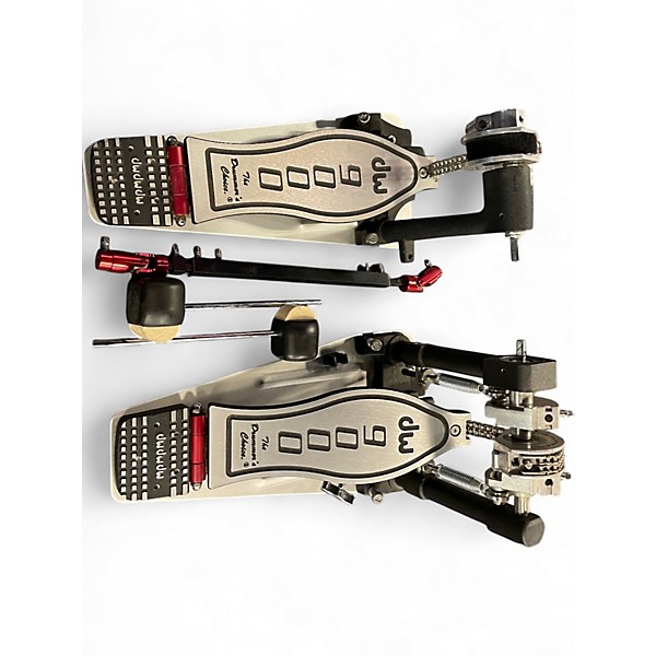 Used DW 9000 Series Double Double Bass Drum Pedal