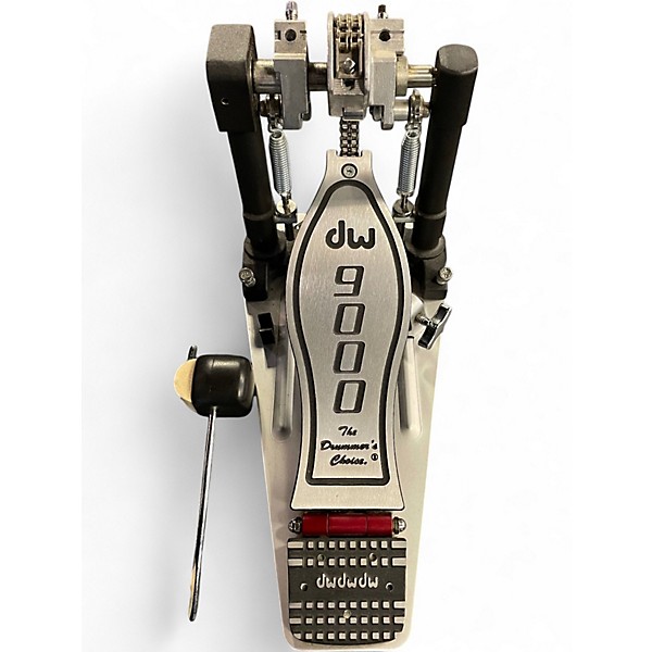 Used DW 9000 Series Double Double Bass Drum Pedal