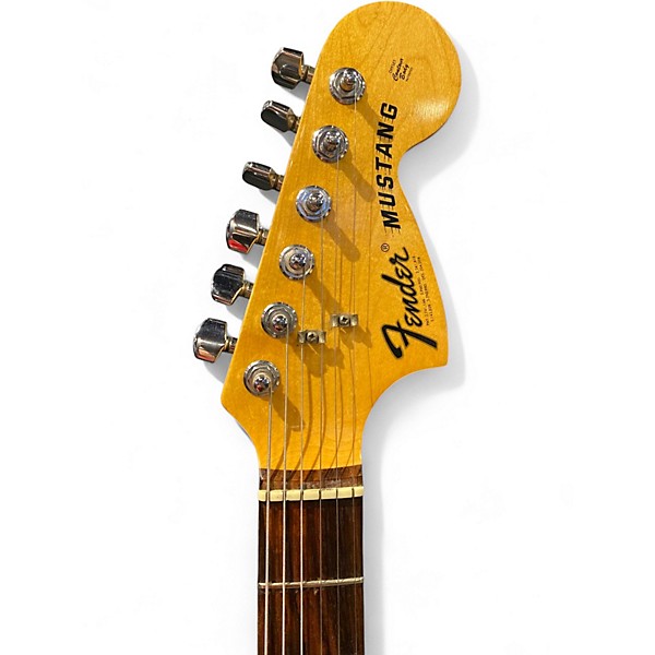 Used 1975 Fender Mustang Mocha Solid Body Electric Guitar