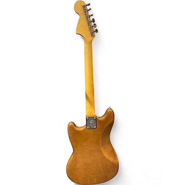 Used 1975 Fender Mustang Mocha Solid Body Electric Guitar
