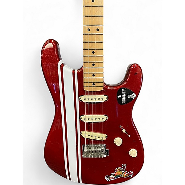 Used 2006 Fender Standard FSR Stratocaster Red Sparkle Solid Body Electric Guitar
