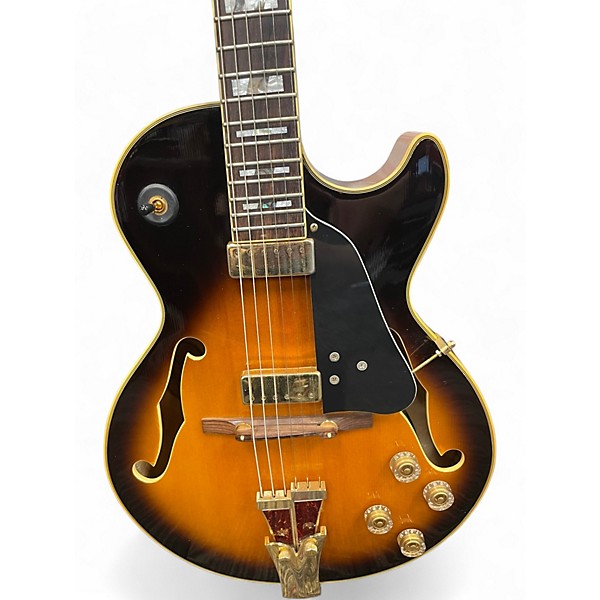 Used Ibanez GB10 Sunburst Hollow Body Electric Guitar