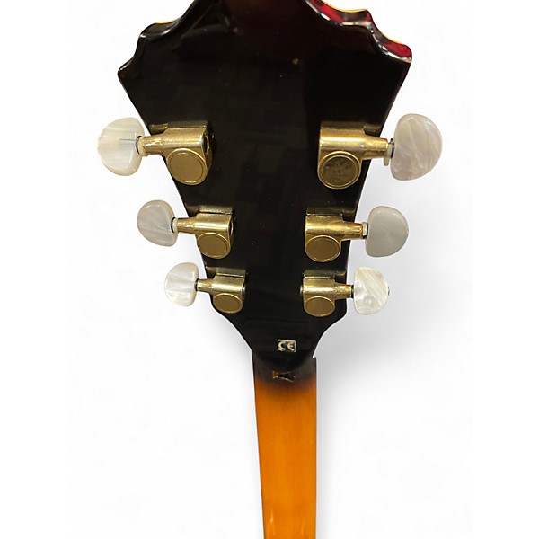 Used Ibanez GB10 Sunburst Hollow Body Electric Guitar