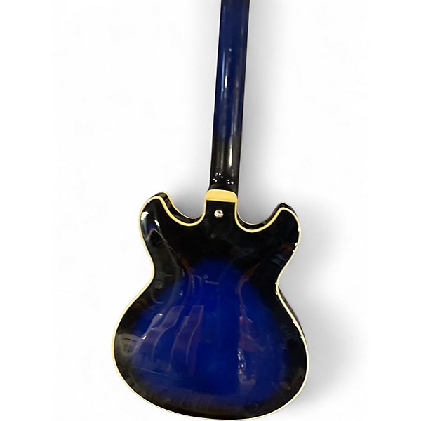 Used Ibanez AS73 Artcore Blue Sunburst Hollow Body Electric Guitar