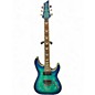 Used Schecter Guitar Research Omen Extreme 6 Ocean Blue Burst Solid Body Electric Guitar thumbnail