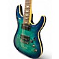 Used Schecter Guitar Research Omen Extreme 6 Ocean Blue Burst Solid Body Electric Guitar
