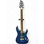 Used Schecter Guitar Research C1 Platinum transparent midnight blue Solid Body Electric Guitar thumbnail