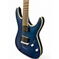 Used Schecter Guitar Research C1 Platinum transparent midnight blue Solid Body Electric Guitar