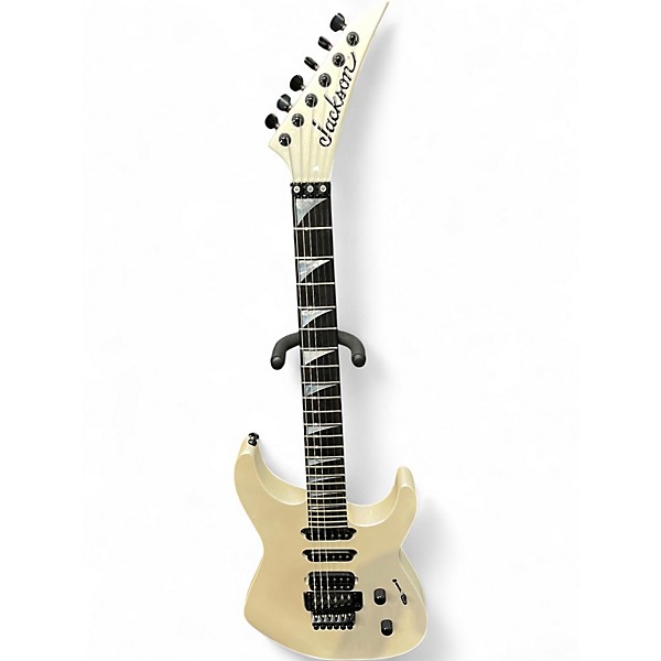 Used Jackson Soloist SL3 Platinum Pearl Solid Body Electric Guitar