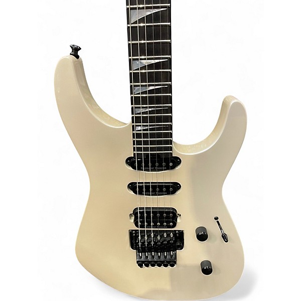 Used Jackson Soloist SL3 Platinum Pearl Solid Body Electric Guitar