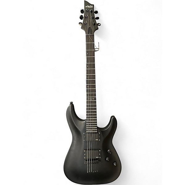 Used 2025 Schecter Guitar Research C1 Platinum BLACKOUT Solid Body Electric Guitar