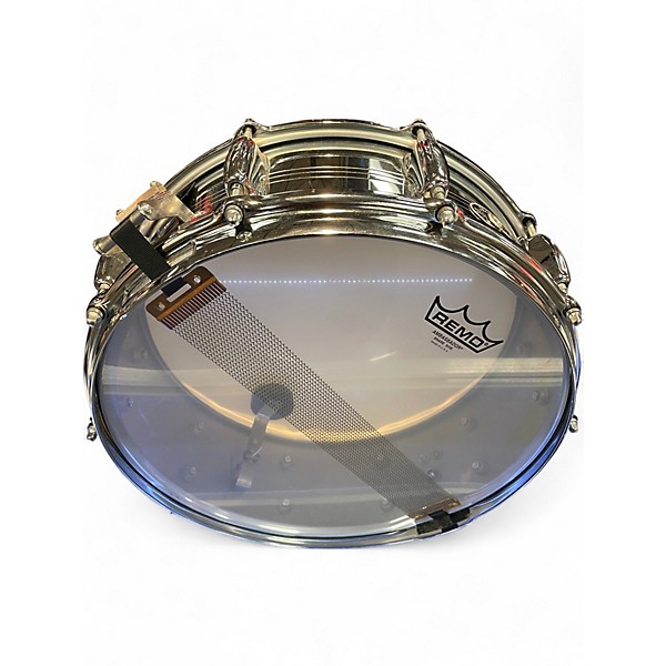 Used Slingerland 14in CHROME OVER BRASS 5X14 Chrome Drum