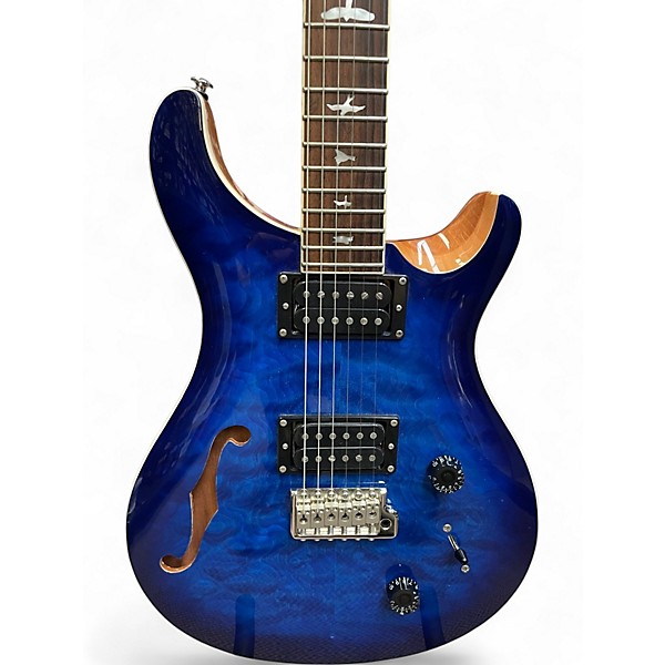 Used PRS SE Custom 22 Blue Burst Solid Body Electric Guitar